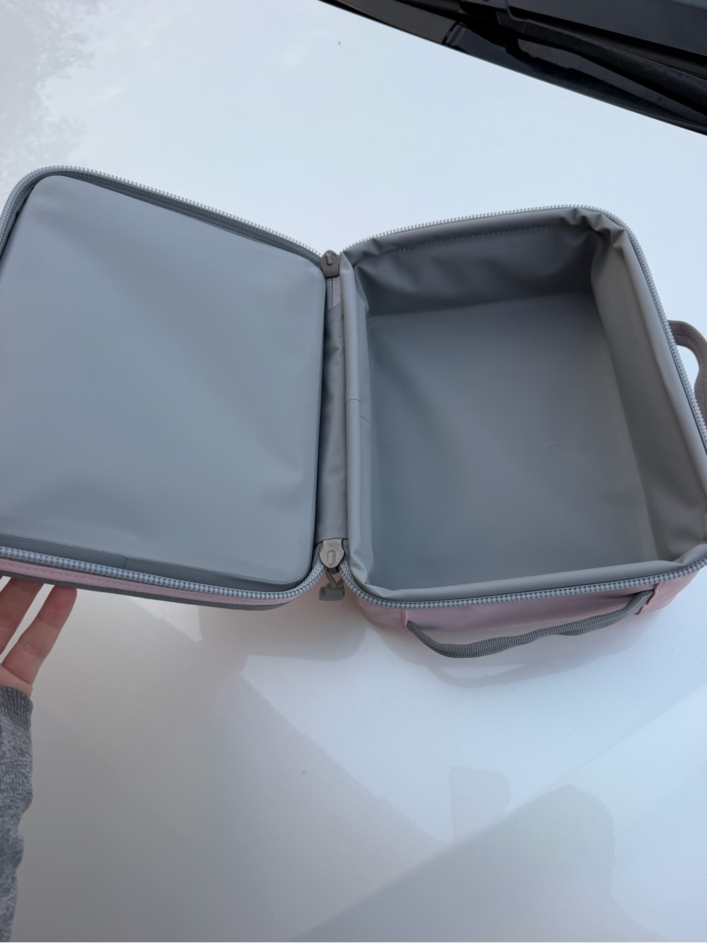 Yeti Pink and Gray Insulated Lunch Box - Picture 4 of 5